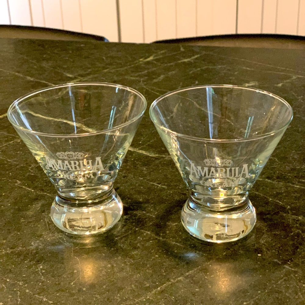 AMARULA CREAM | Set of 2 | Promotional Cocktail Glasses